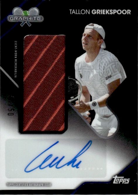 Hovedbilde 2026 Topps Graphite Tennis Tallon Griekspoor ...