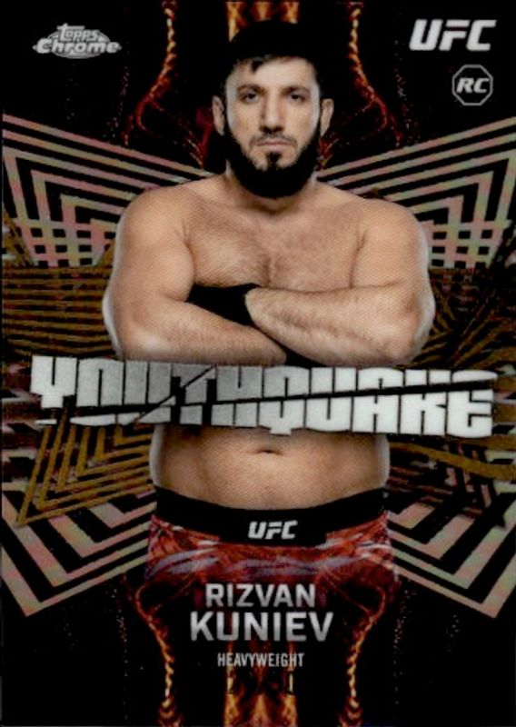 RIZVAN KUNIEV - RC - 2026 TOPPS UFC CHROME - YOUTHQUAKE  # 28/50
