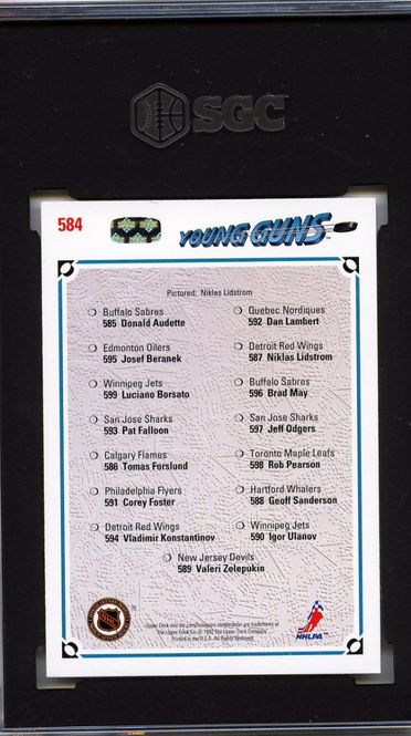 Hovedbilde 1991-92 UPPER DECK NIKLAS LIDSTROM ROOKIE ...