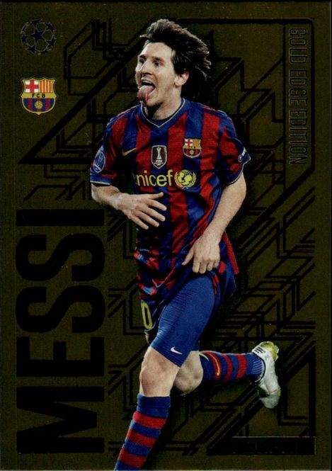 Main Image Messi Gold Edge Edition2023-24 Topps Match Attax ...