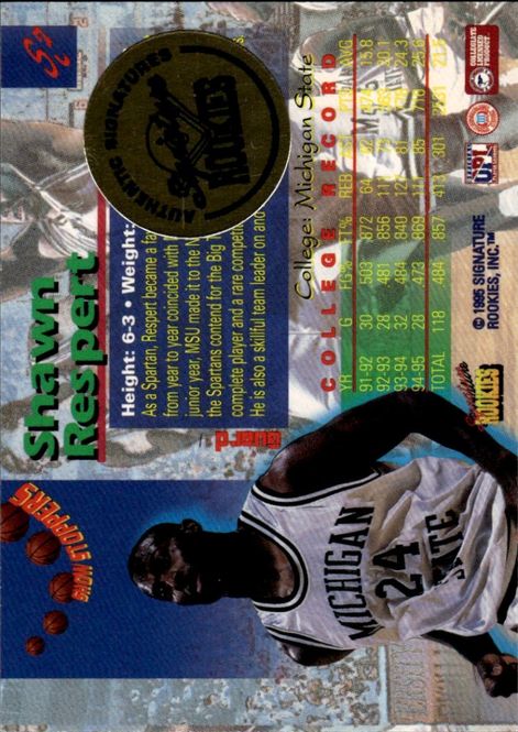 Main Image 1995 Signature Rookies Draft Day Show Stoppers ...