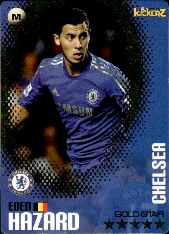 2014-15 Kickerz Goldstar# Eden Hazard, Chelsea