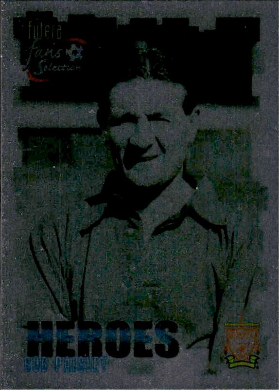 1999 Futera Fans Selection Liverpool Heroes Bob Paisley CHROME FOIL 