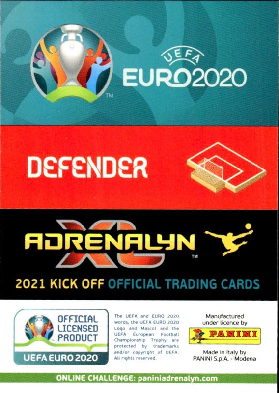 Adrenalyn XL Euro 2020 Kick Off 2021 Game Changer Virgil Van Dijk