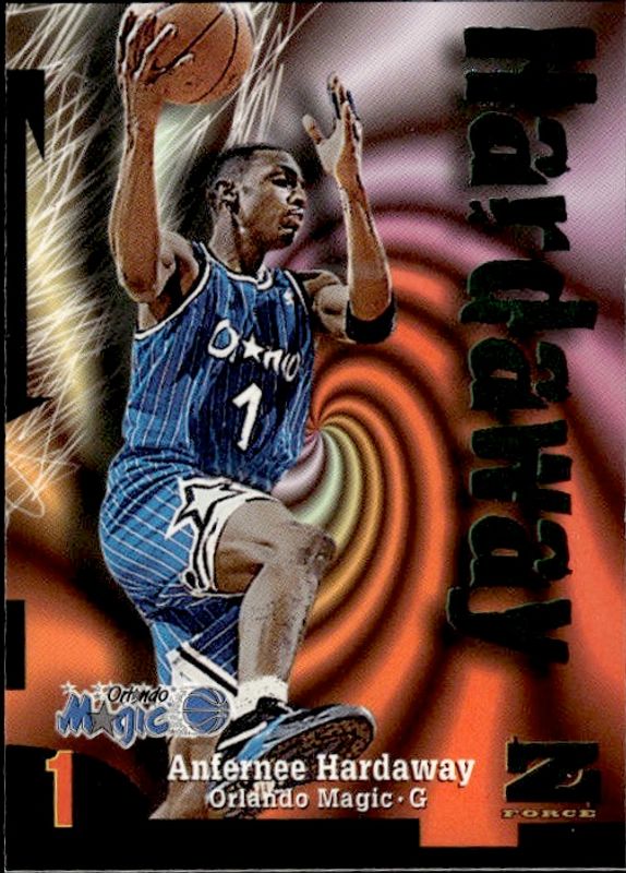 Anfernee Hardaway #1 1997-98 SkyBox Z-Force Orlando Magic