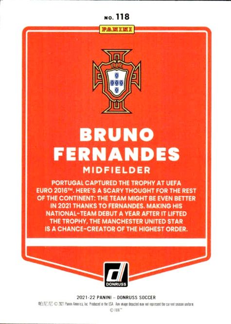Hovedbilde 2021-22 Panini Donruss Road To Qatar Bruno ...