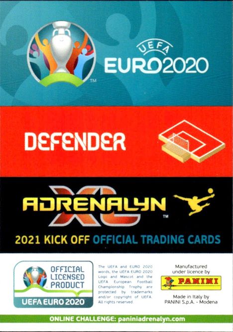 Hovedbilde PANINI ADRENALYN XL EURO 2020 - 2021 KICK OFF ...