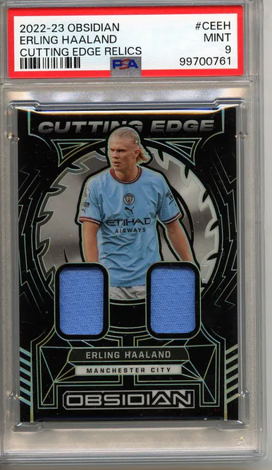 Hovedbilde Erling Haaland 2022-23 Panini Obsidian Cutting ...