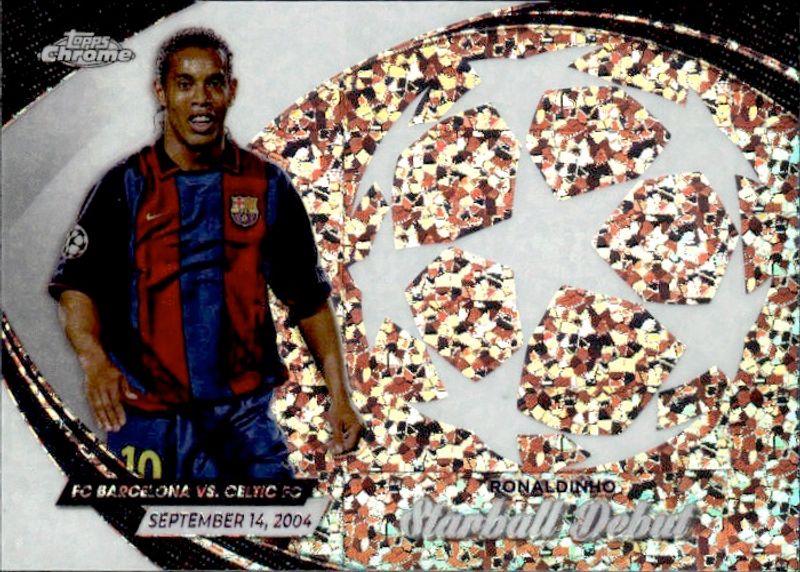 Ronaldinho - 2023-24 TOPPS CHROME UEFA - Starball Debut Refractor SD-12 SP