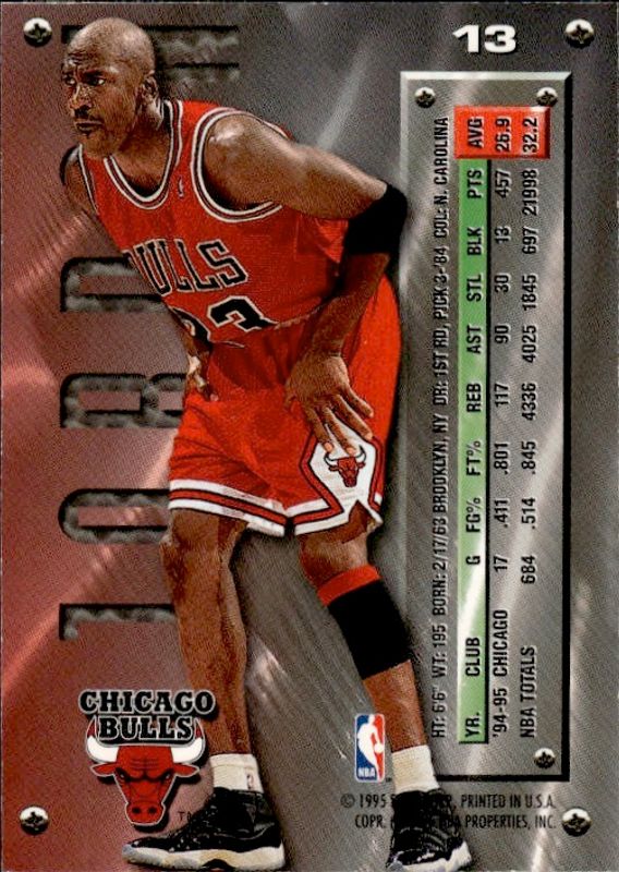 1995-96 Fleer Metal - Michael Jordan #13