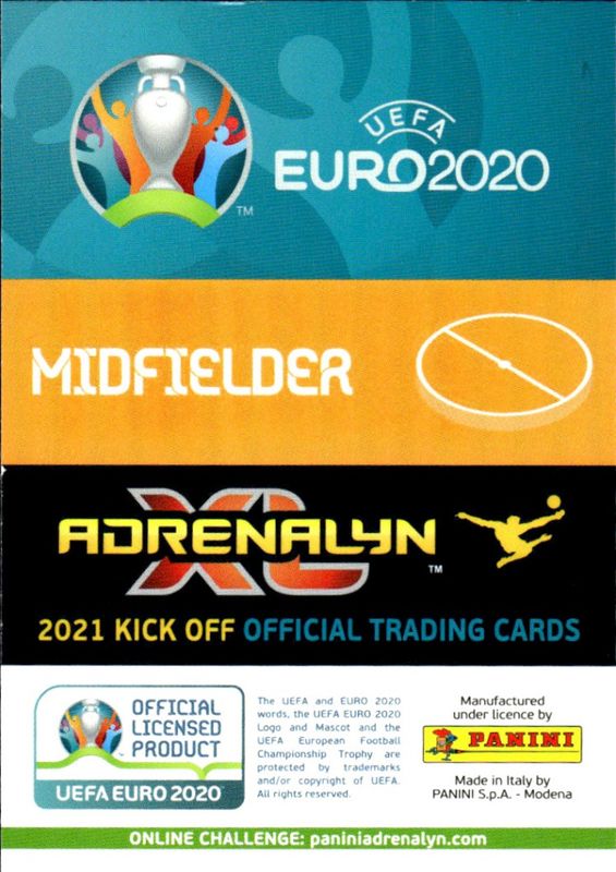 RICE- HENDERSON PANINI ADRENALYN XL UEFA EURO 2020 KICK OFF - 348 - MULTIPLE