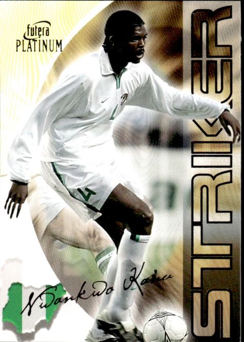 Hovedbilde 2003 Futera Platinum striker nwankwo kanu #07