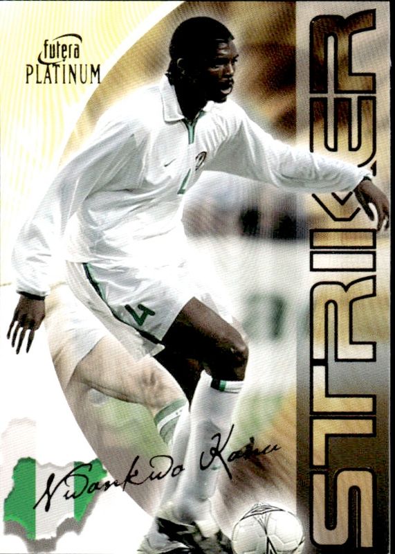 2003 Futera Platinum striker nwankwo kanu #07
