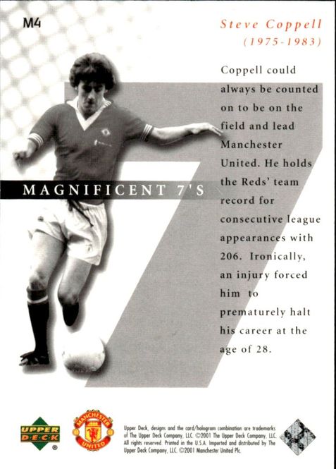 Main Image 2001-02 Upper Deck Manchester United Magnificent ...
