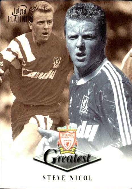 Hovedbilde 1999 Futera Platinum Liverpool Greatest Steve ...