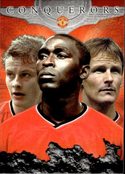 Main Image 2001 3 CARD SETT CQ1-3 Futera Manchester United ...