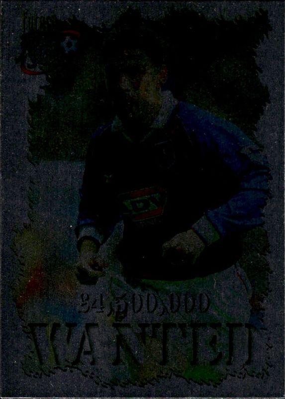 FUTERA-ASTON VILLA-1998- #70-WANTED-ALAN THOMPSON chrome foil players edition