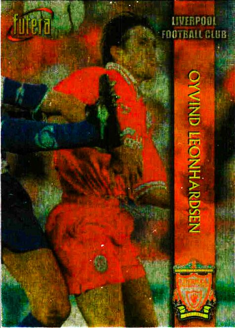 Hovedbilde 1998 Futera Liverpool Oyvind Leonhardsen #4 ...