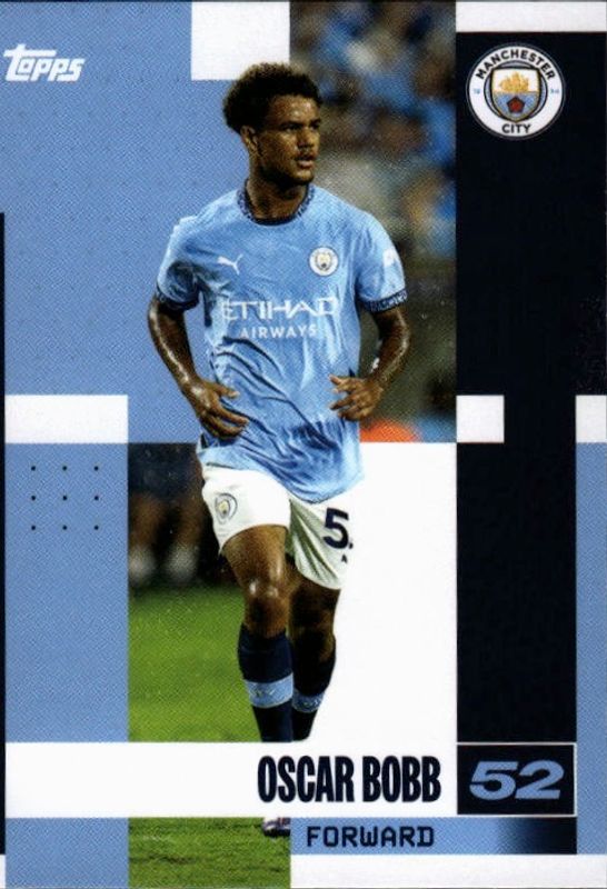 Topps Manchester City Team Set Oscar Bobb #52