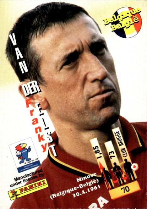 Hovedbilde Franky Van Der Elst Belgium Panini France 98 Card ...