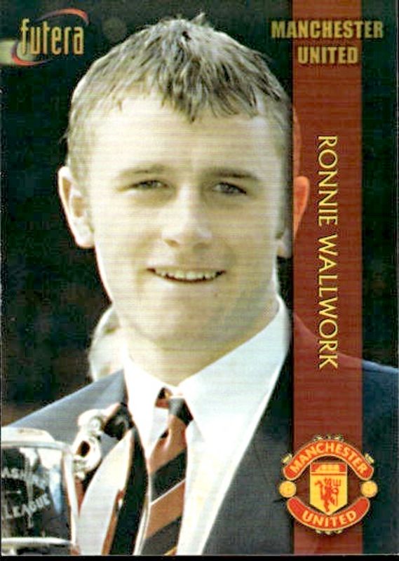 998 Futera Manchester United Ronnie Wallwork #21