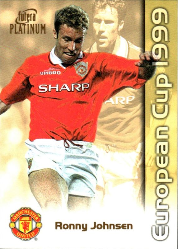 FUTERA PLATINUM RONNY JOHNSEN #3 EUROPEAN CUP 1999 PROMO