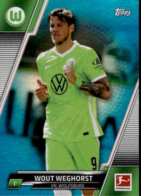 Hovedbilde 2021-22 Topps Bundesliga Blue Foil 87/99 Wout ...