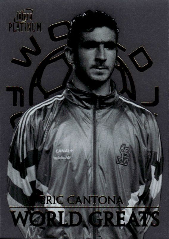 2003 Futera Platinum World Greats Eric Cantona #W02