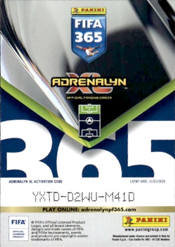 2025-26 Panini Adrenalyn XL Fifa 365 - Road to Fifa World Cup 26 Lamine Yamal.
