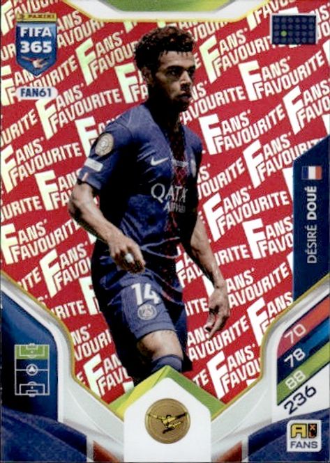 Hovedbilde 2026 Adrenalyn XL FIFA 365 Desire Doue Fan ...