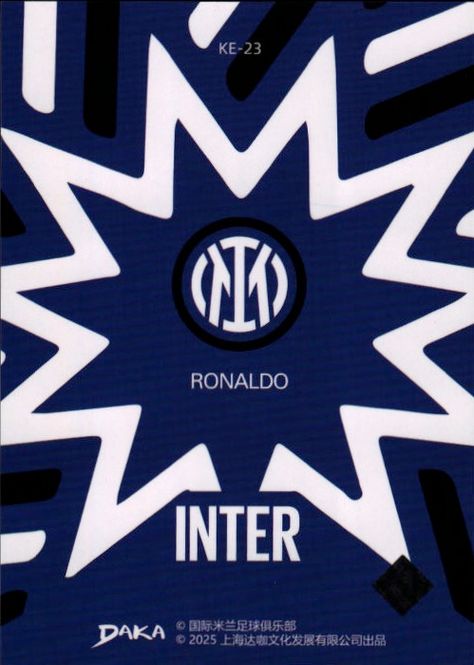 Hovedbilde Ronaldo Inter Milan Serie A Sports Card #KE-23 ...