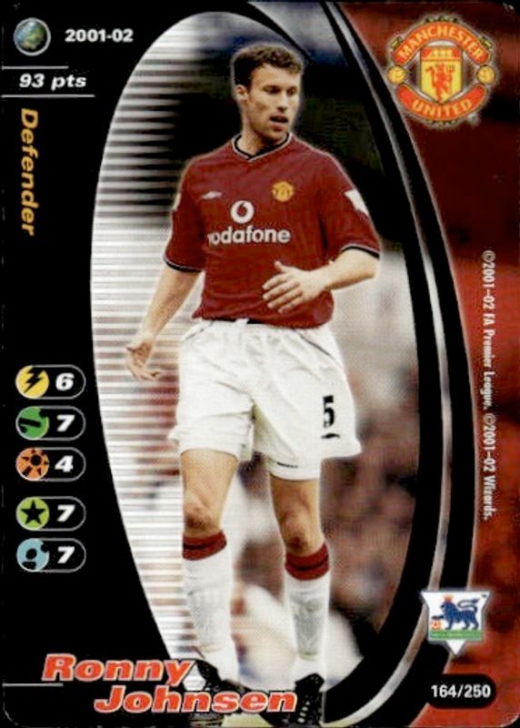 Football Champions - Ronny Johnsen - Manchester United 2001-02 
