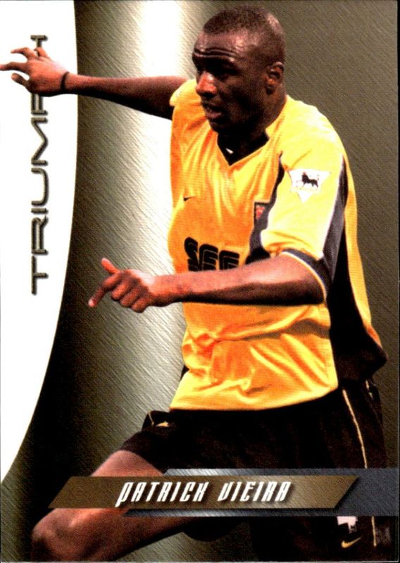 2001 Futera Arsenal FX Triumph Patrick Vieira #30