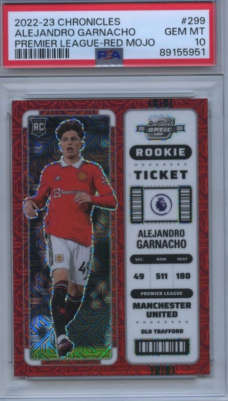 2022-23 PANINI CHRONICLES GARNACHO RED MOJO