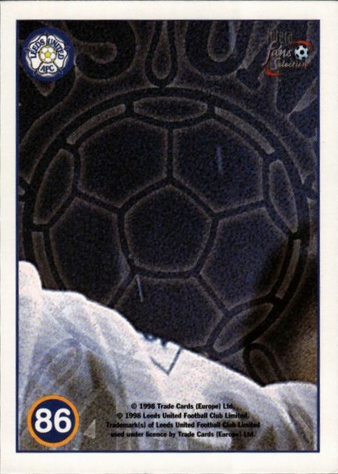 Main Image Futera 1998 LEEDS Fans Selection Player / Stadium ...