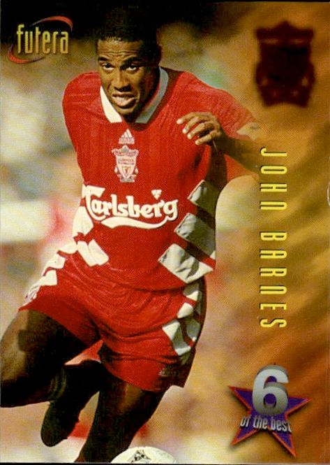 Main Image 1998 Futera Liverpool 6 of the Best John Barnes ...