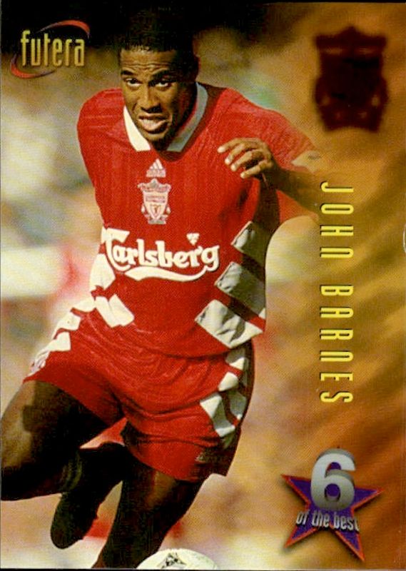 1998 Futera Liverpool 6 of the Best John Barnes #65