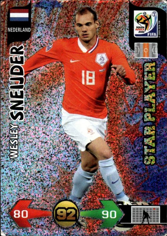 2010 Adrenalyn XL FIFA World Cup South Africa Star Players Wesley Sneijder
