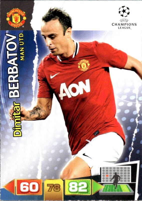 2011-12 Panini Adrenalyn XL UEFA Champions League Dimitar Berbatov