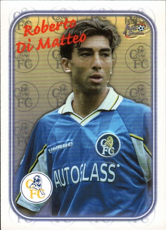 ROBERTO Di MATTEO 1998 Futera Chelsea SPECIAL EDITION EMBOSSED Card #SE3