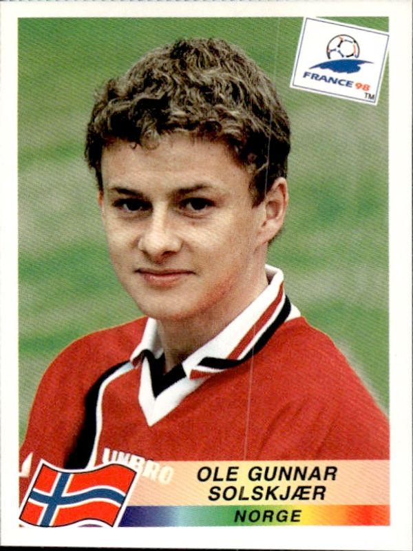 Panini FIFA World Cup France 98 | Ole Gunnar Solskjaer | #83