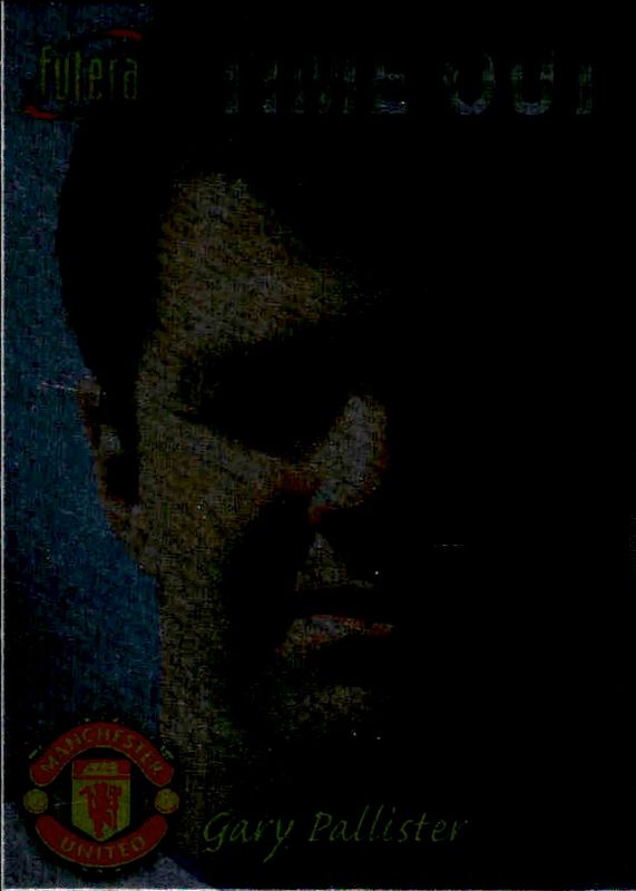 1998 Futera Manchester United Time Out Chrome Foil Gary Pallister #35 PLAYERS EDITION /500