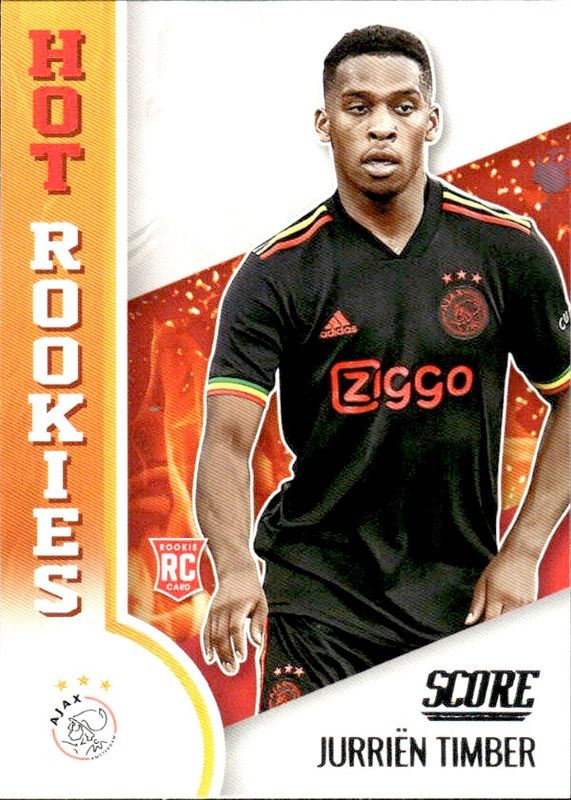 2021-22 Panini Score FIFA Hot Rookies Jurrien Timber #6