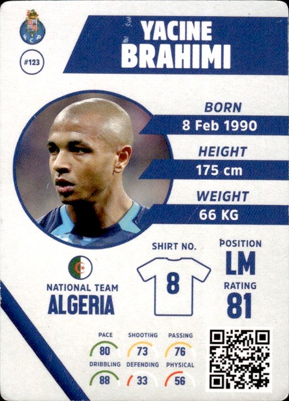 Kickerz Yacine Brahimi 2018 PORTO 